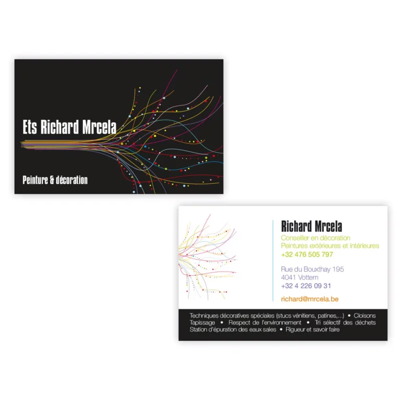 Branding pour un peintre d'intérieur