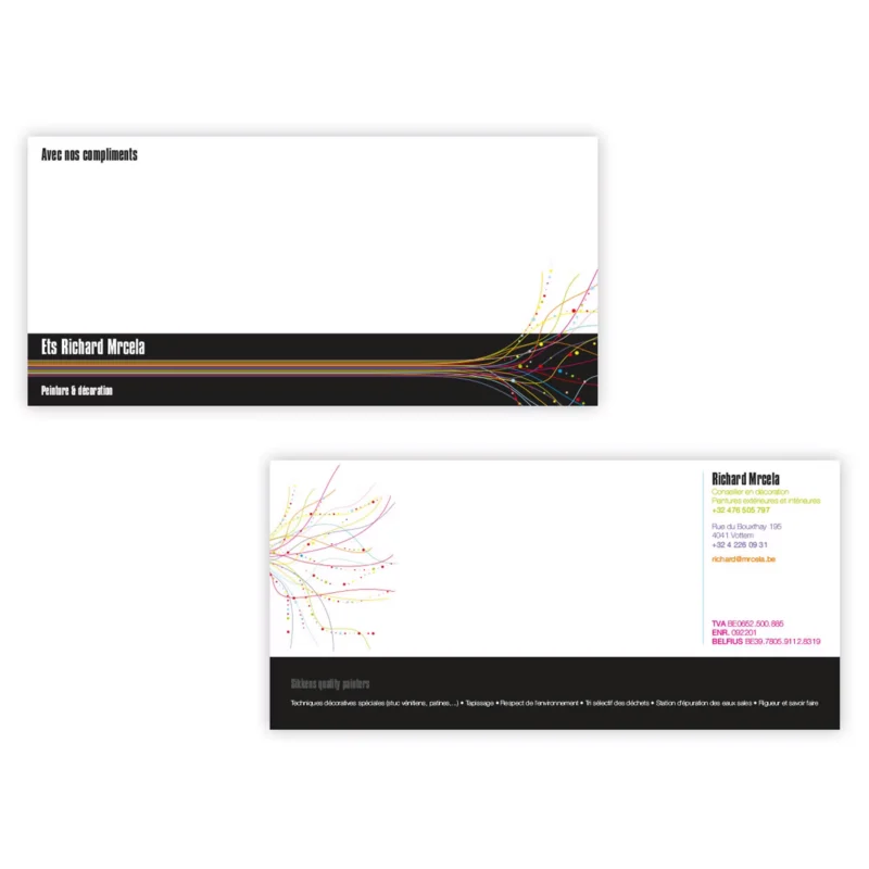 Branding pour un peintre d'intérieur