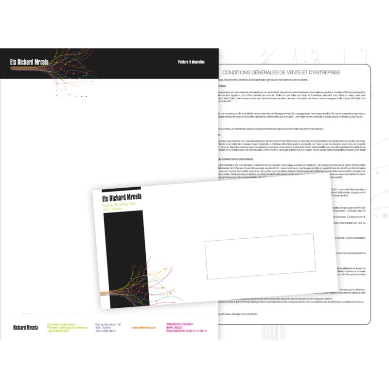 Branding pour un peintre d'intérieur