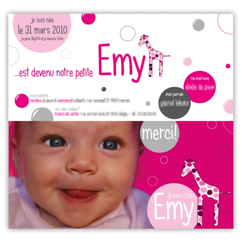 Faire-part de mariage, naissance, etc