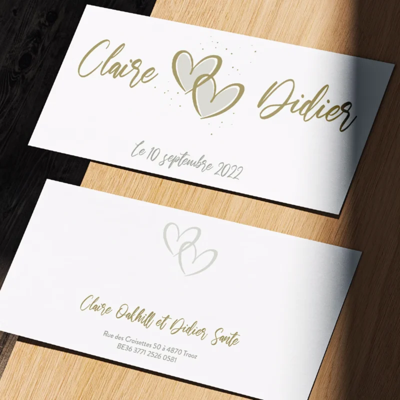 Faire-part de mariage, naissance, etc