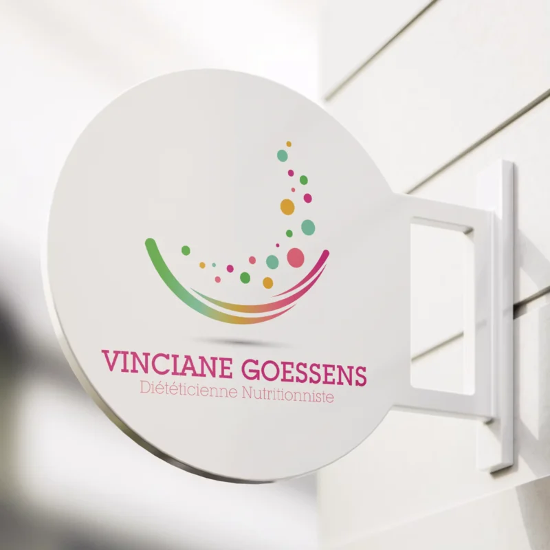 Branding pour Vinciane Goessens, Dietéticienne