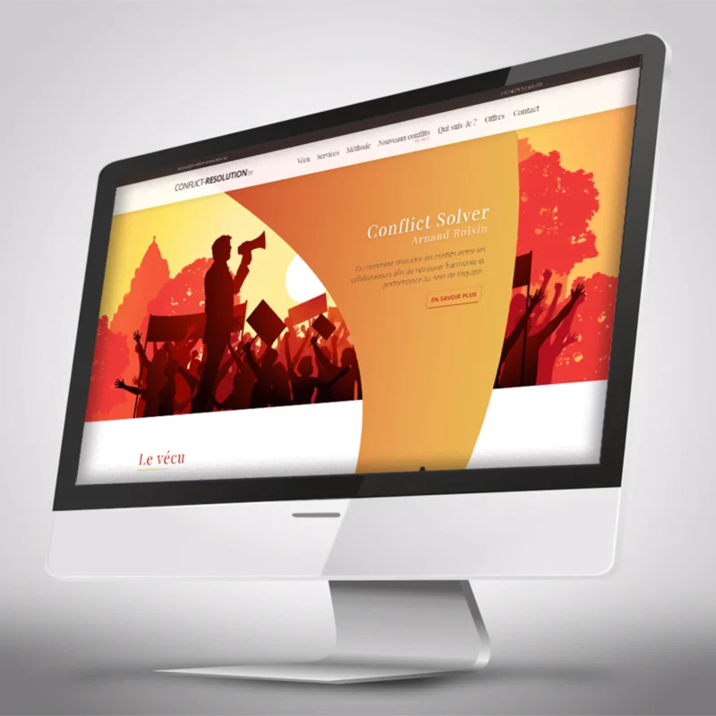 Site onepage consultance en gestion de conflit