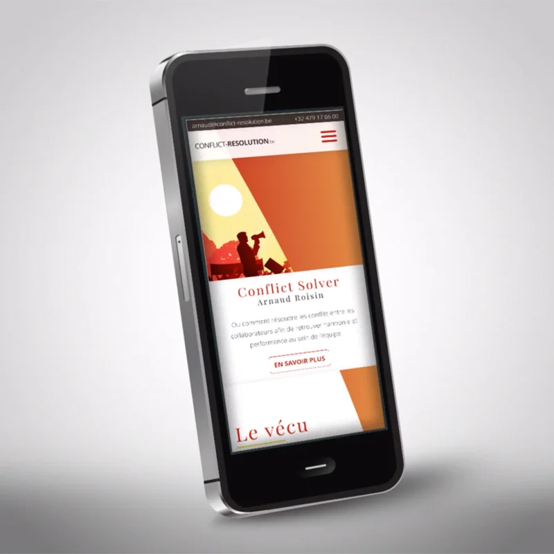 Site onepage consultance en gestion de conflit