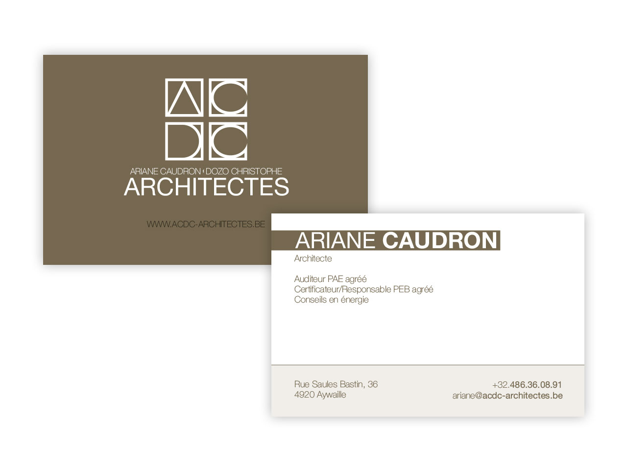 ACDC Architectes - Carte de visite
