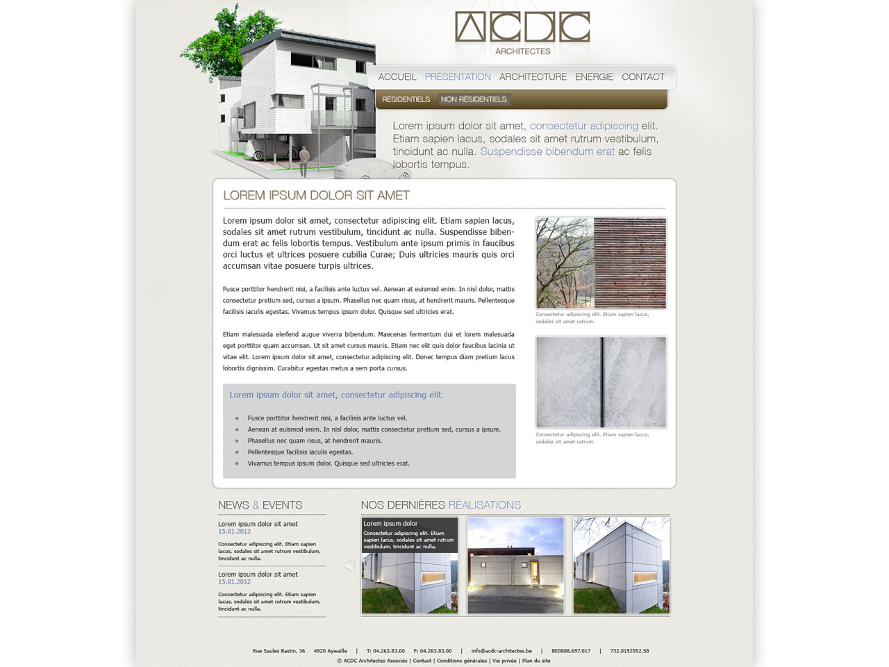 ACDC Architectes - Site