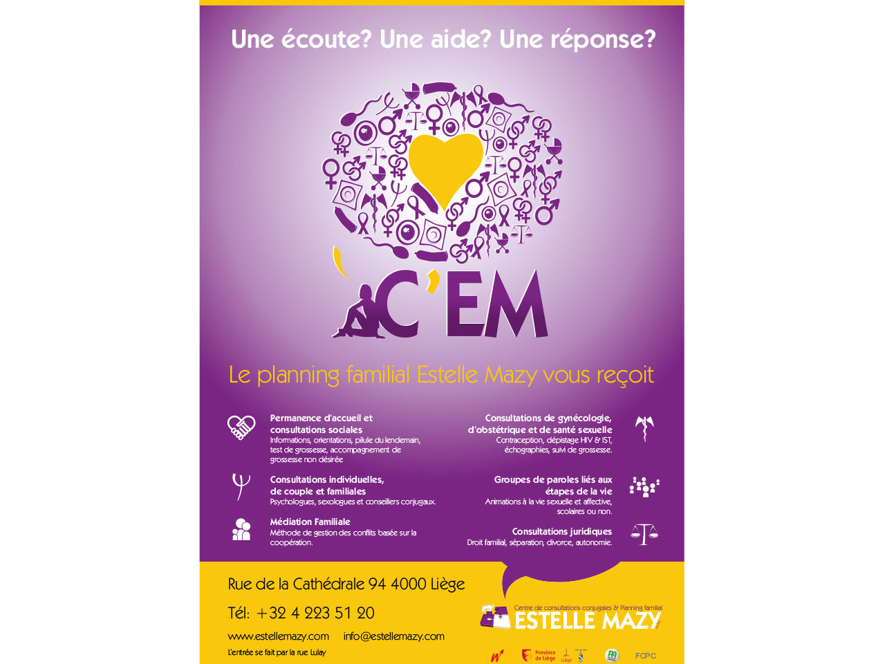 Centre Estelle Mazy - Poster