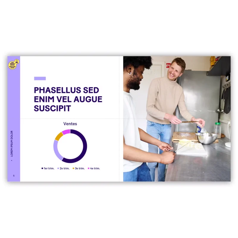 Template powerpoint pour Les Petits Riens