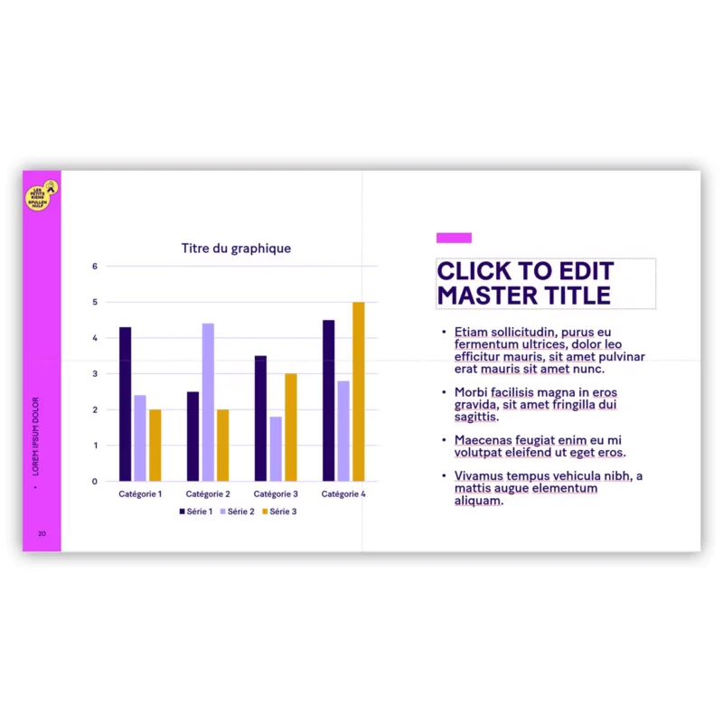 Template powerpoint pour Les Petits Riens
