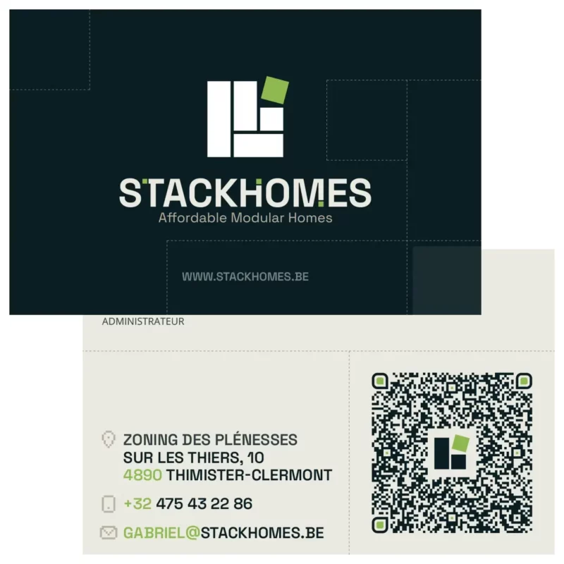 Branding & site web pour une entreprise de construction de maisons modulaires