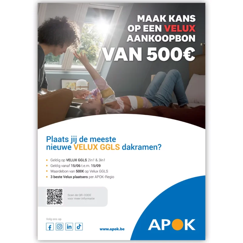 Support marketing pour un distributeur de matériau