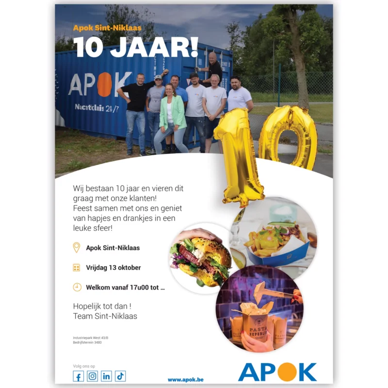 Support marketing pour un distributeur de matériau