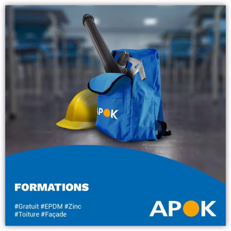 Support marketing pour un distributeur de matériau