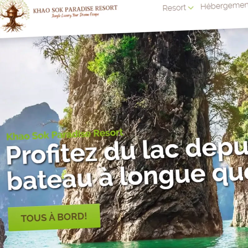 Site pour un hôtel à Khaosok, Thaïlande