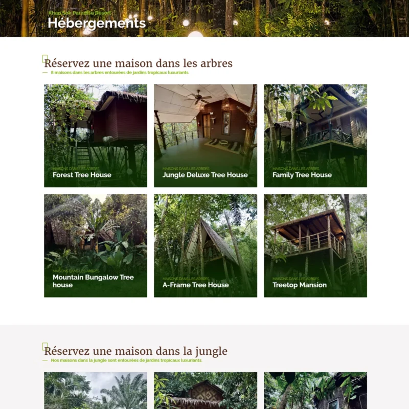 Site pour un hôtel à Khaosok, Thailande