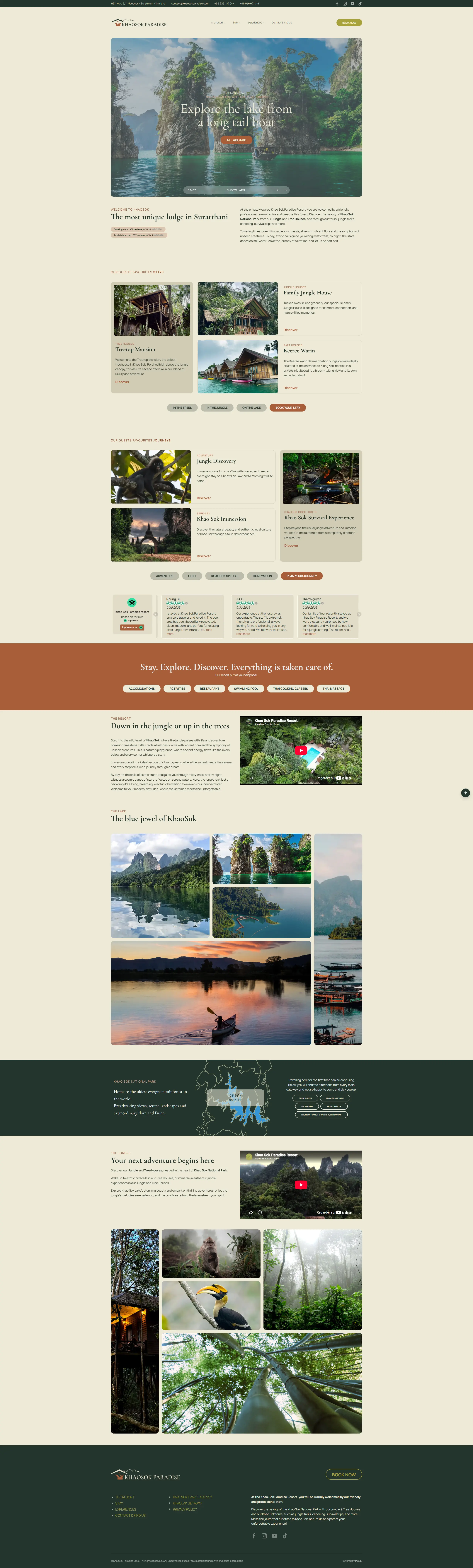 KhaoSok Paradise Resort - 2026 Redesign